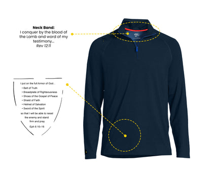 Amats Men's 1/4 Zip Pullover